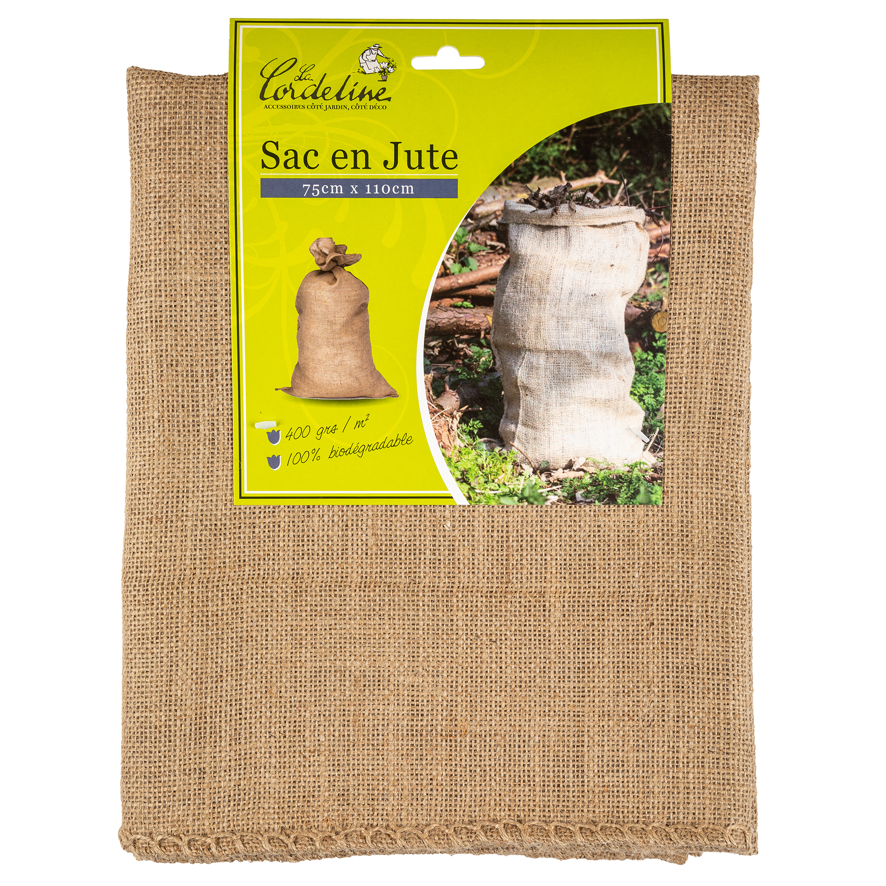 Sac de jute naturel 71 x104cm 400gr/m²