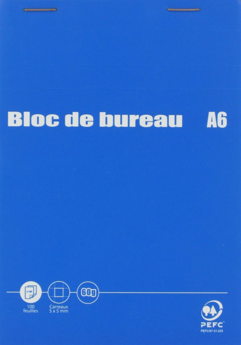 Bloc de bureau 100 feuilles A6 5x5cm 60gr - ULMANN