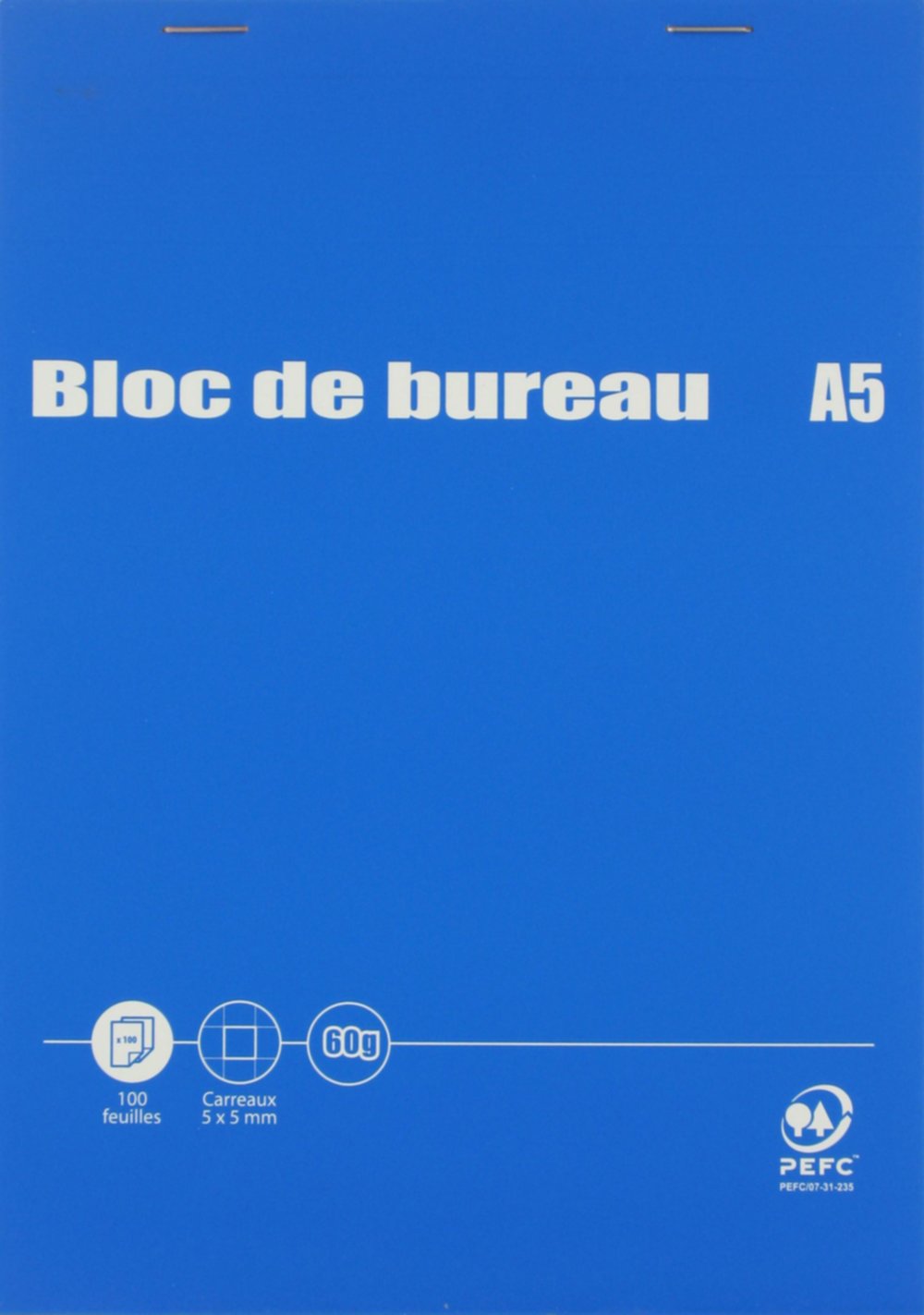 Bloc de bureau 100 feuilles A5 5x5cm 60gr - ULMANN