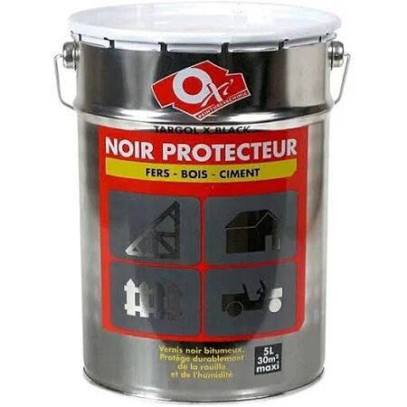 Vernis Noir Protecteur 5l