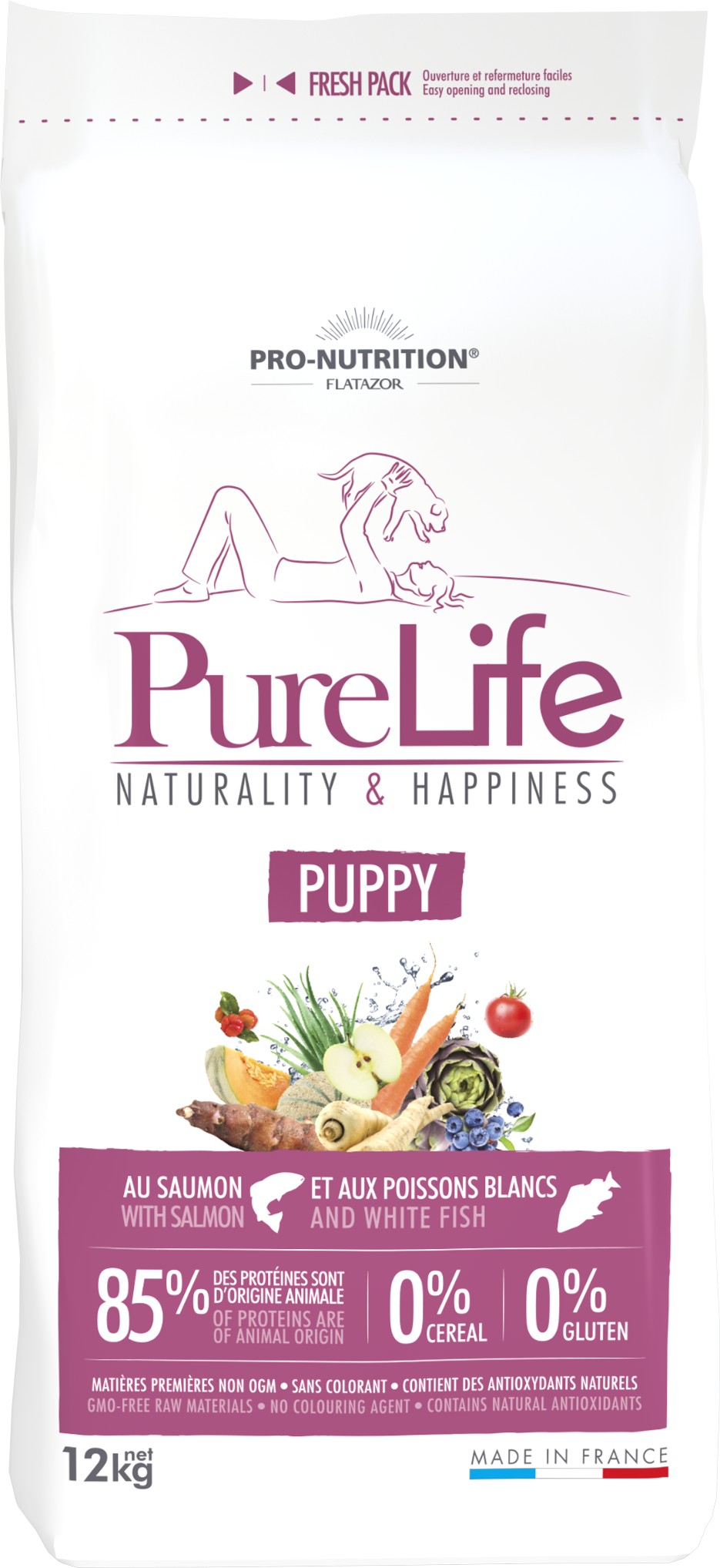 Pure Life Chien Puppy 12Kg FLATAZOR