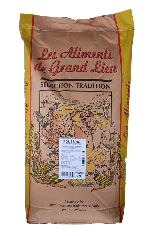 Aliment Poussin volaille 1er âge 25kg