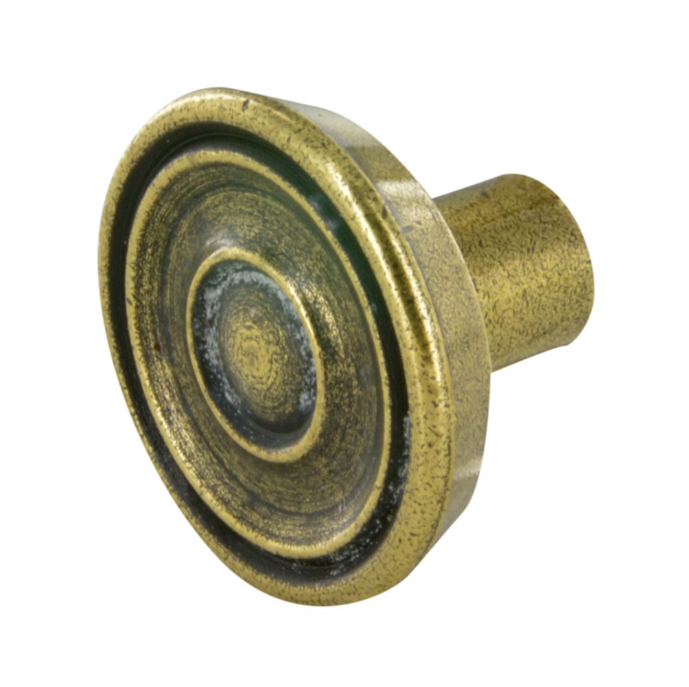 Bouton nervuré D29mm P.21mm Zamak bronze