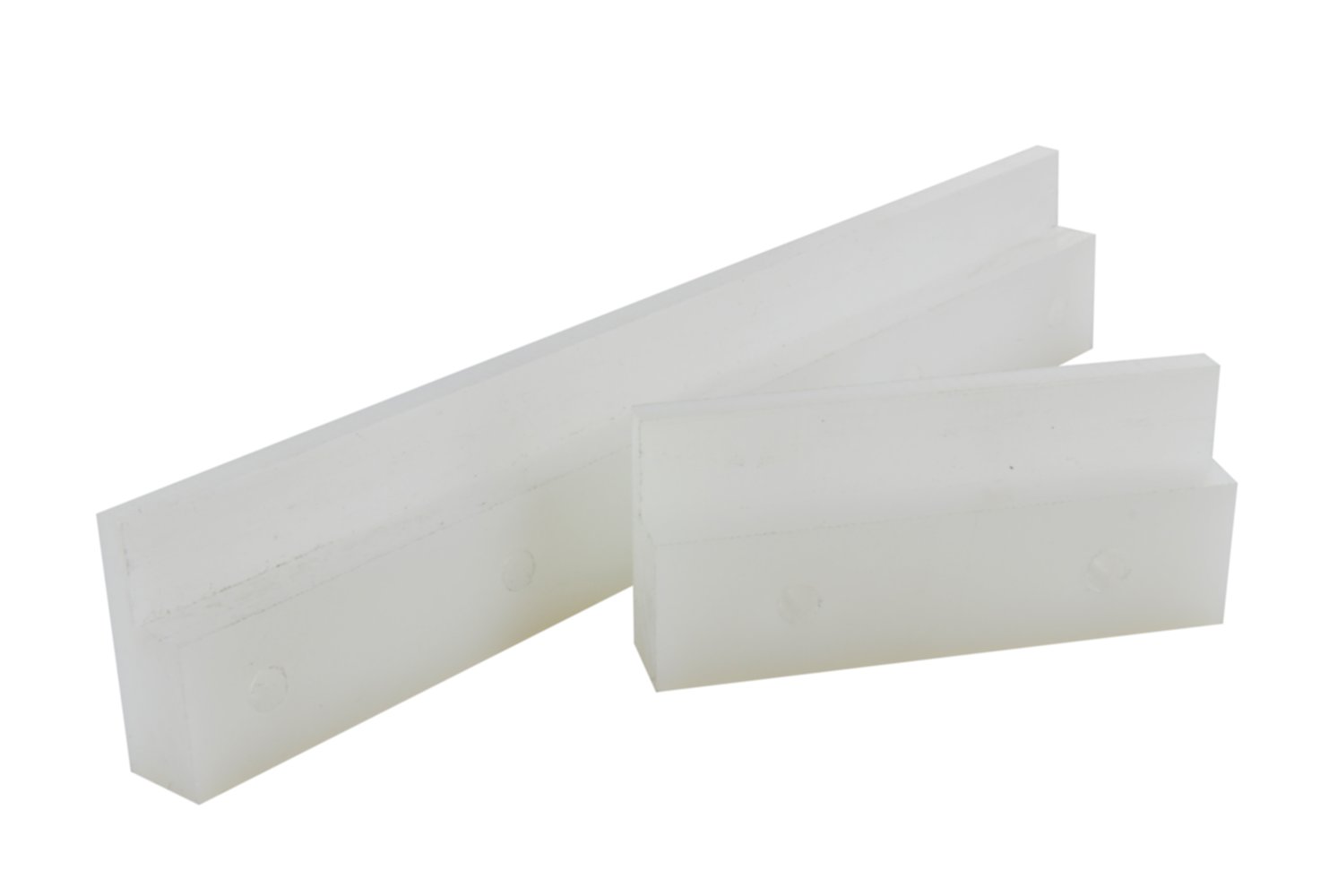 Glissière porte frigo 150x26mm plastique blanc 