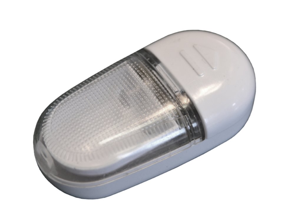 Lampe led tiroir 62x30mm plastique blanc