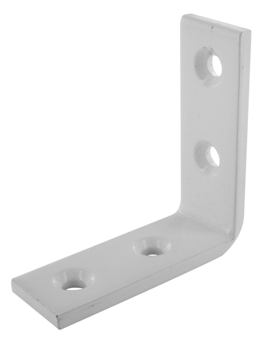 Equerre de renfort 50x50mm acier blanc