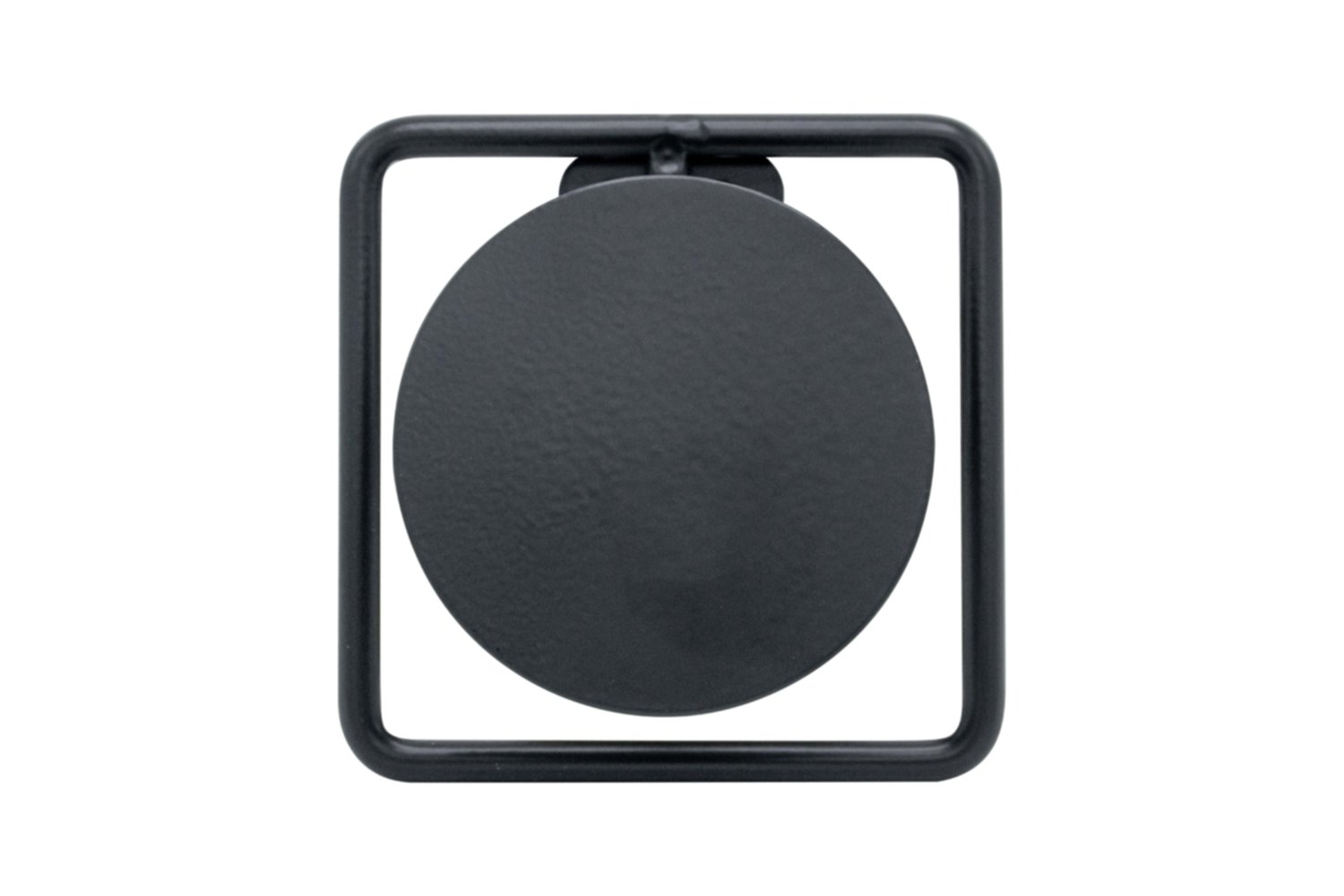 Patère Dot 1 tête acier noir Ø90 x 120 mm - CIME