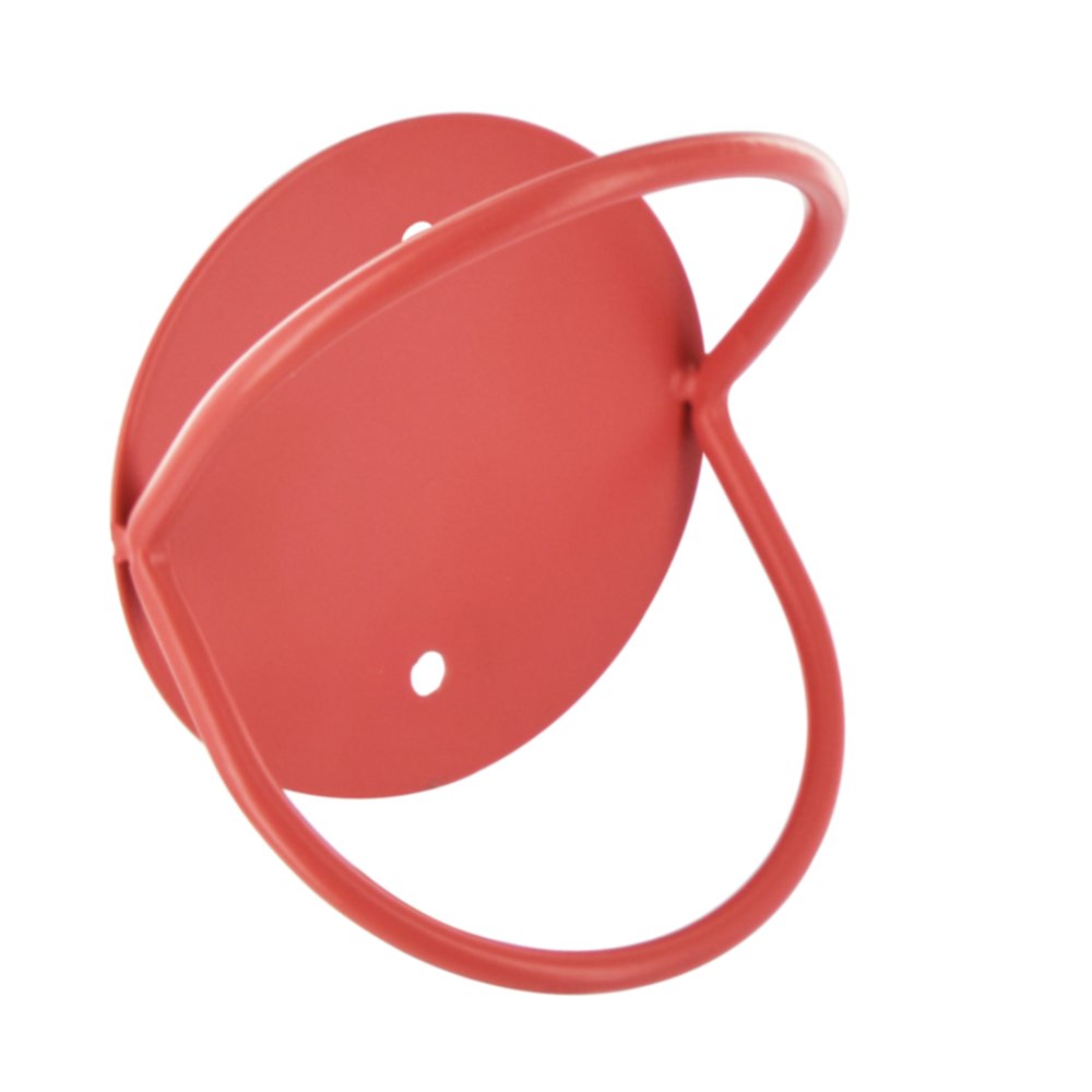 Patère filaire papillon 1 tête acier rouge corail 60 x H100 mm - CIME