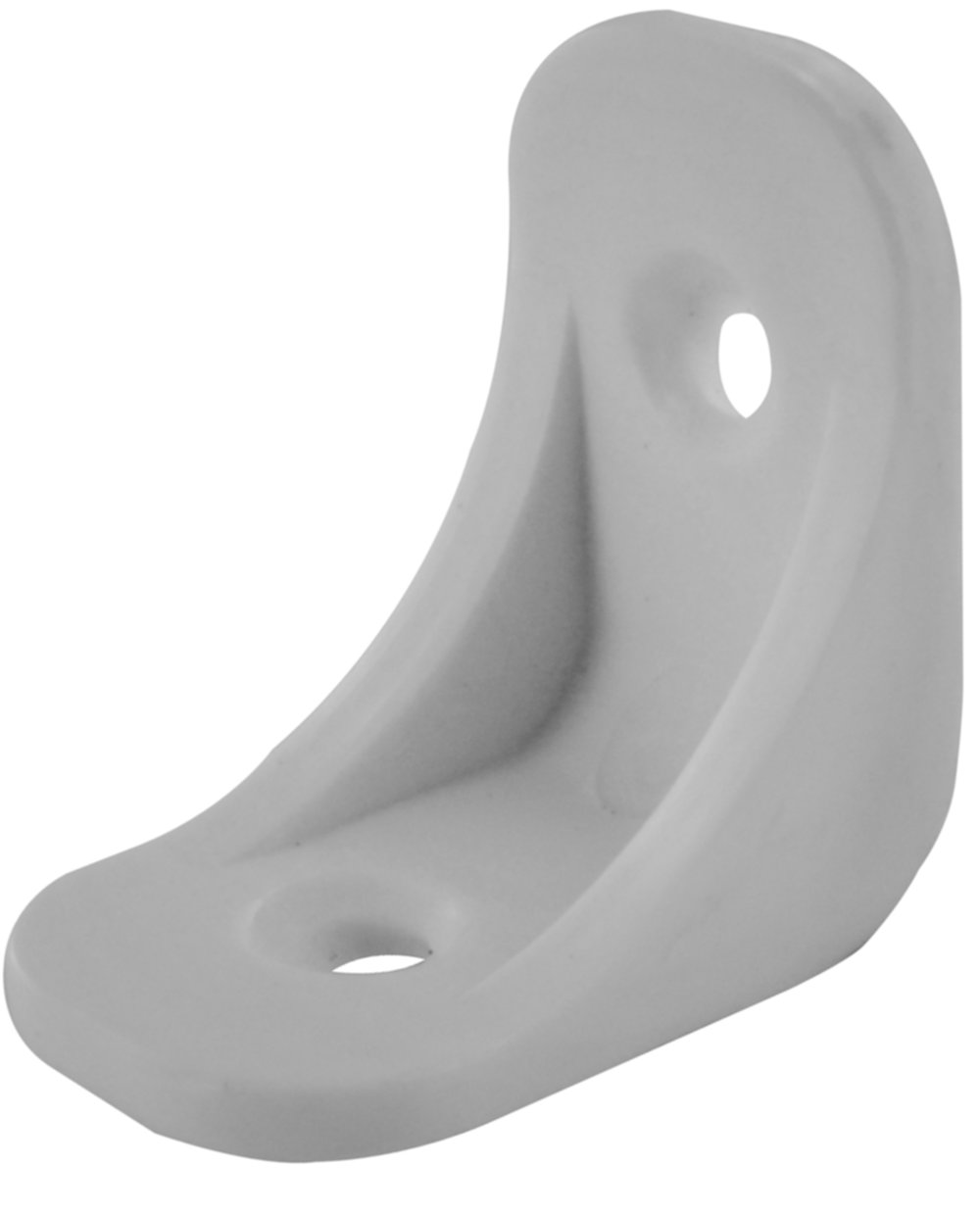 Equerre chaise 24x24x16mm plastique blanc x4