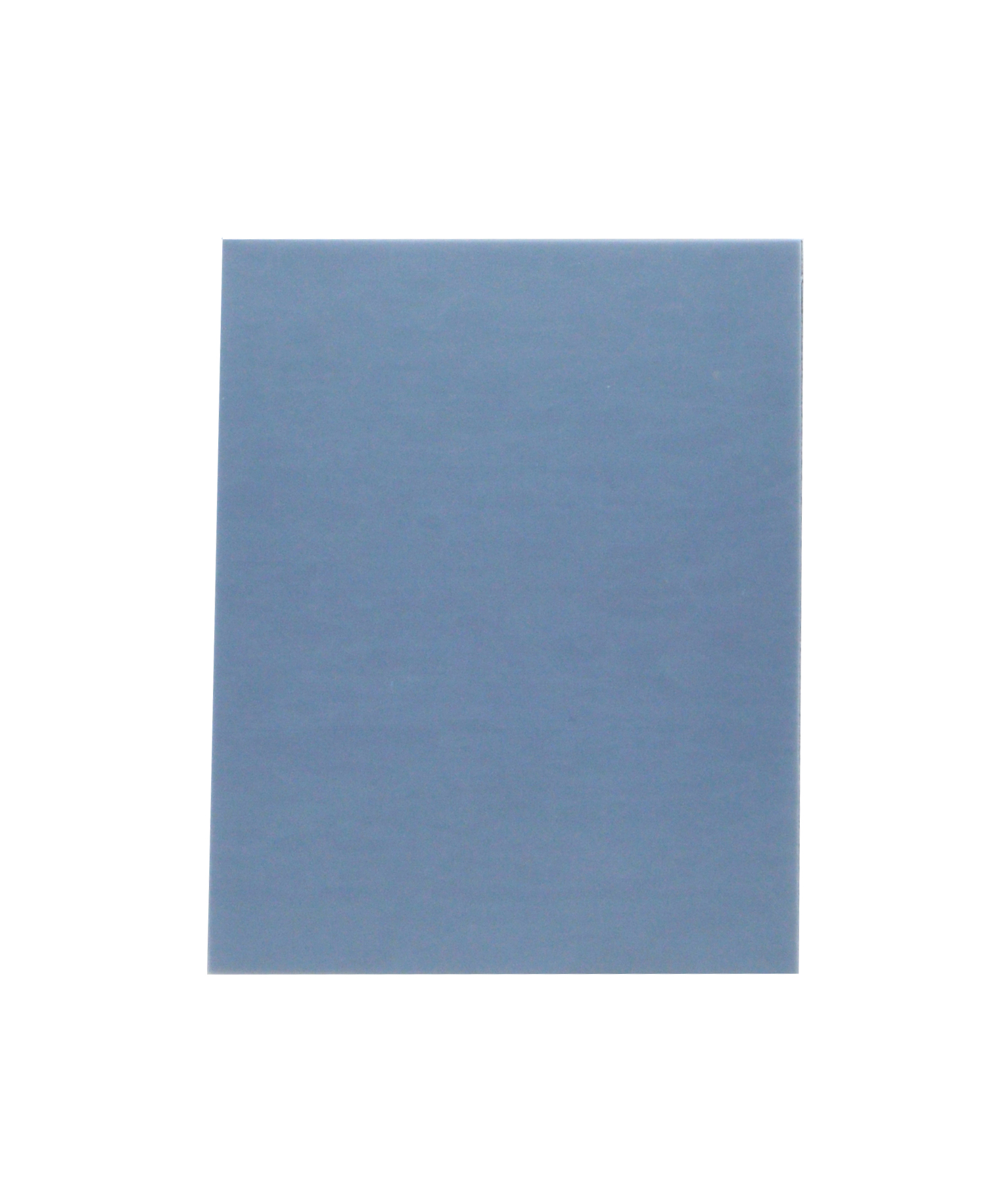 Patin rectangle adhésif 100x80mm PTFE bleu