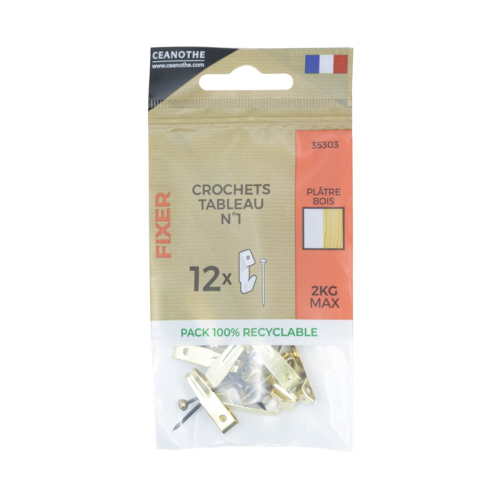 Sachet 12 crochets tableau n°1 - CEANOTHE