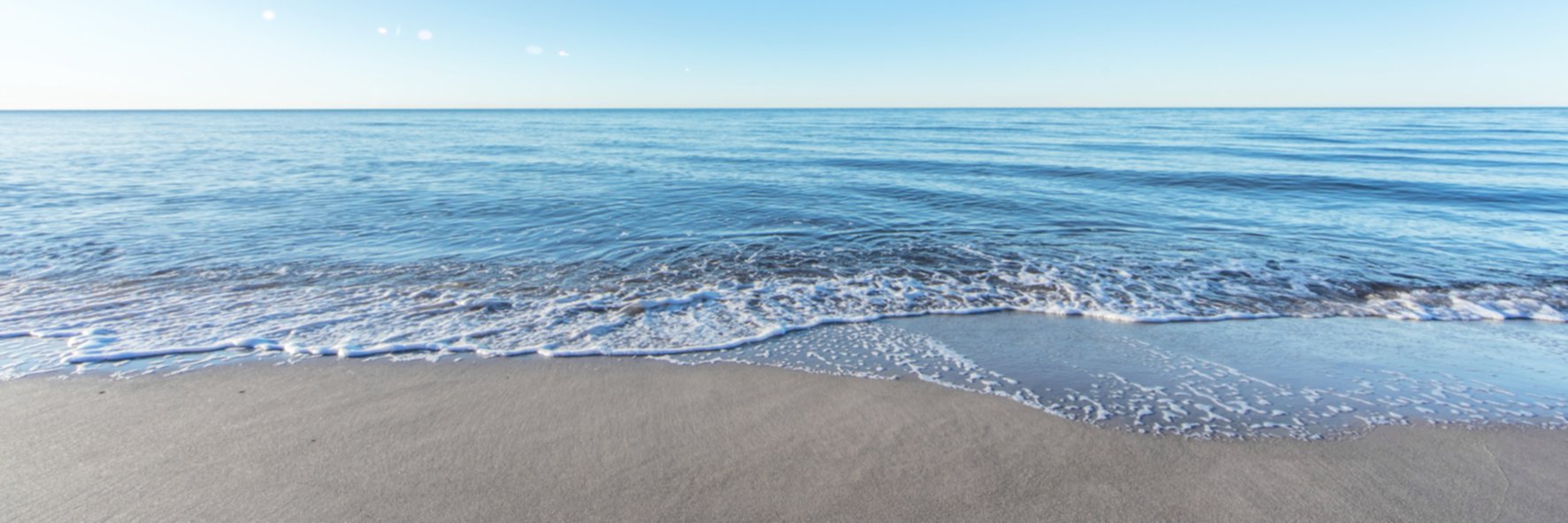 Tableau sur toile blue sea 30x97cm 