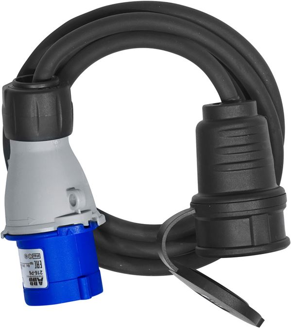 Adaptateur cee p17 1,5m de câble ip44