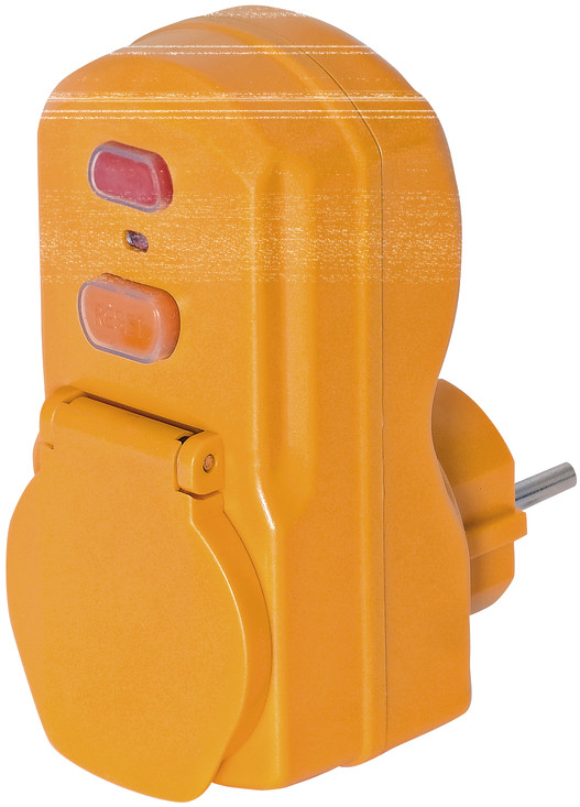 Adaptateur jaune protection différentielle 30ma