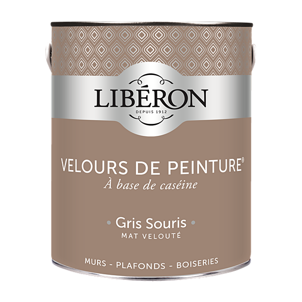 Peinture multisupport velours gris souris 2,5L - LIBERON