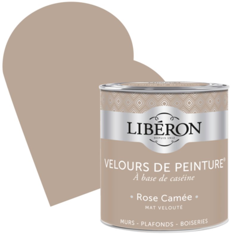 Velours de peinture Rose Camée mat 2,5 L - LIBERON