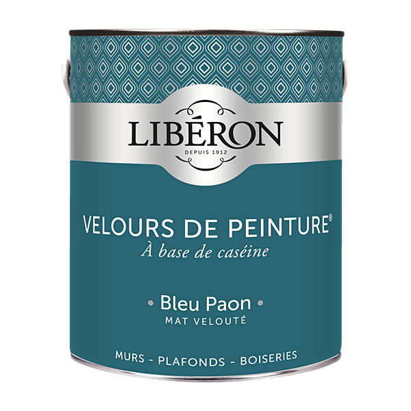 Peinture multisupport velours bleu paon 2,5L - LIBERON