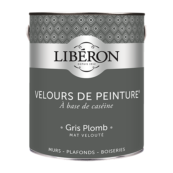 Peinture multisupport velours gris plomb 2,5L - LIBERON