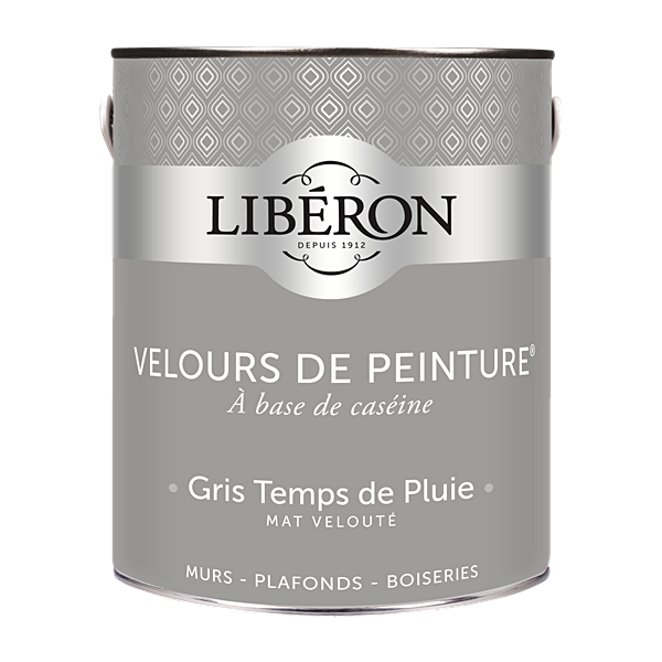 Peinture multisupport velours gris temps de pluie 2,5L - LIBERON