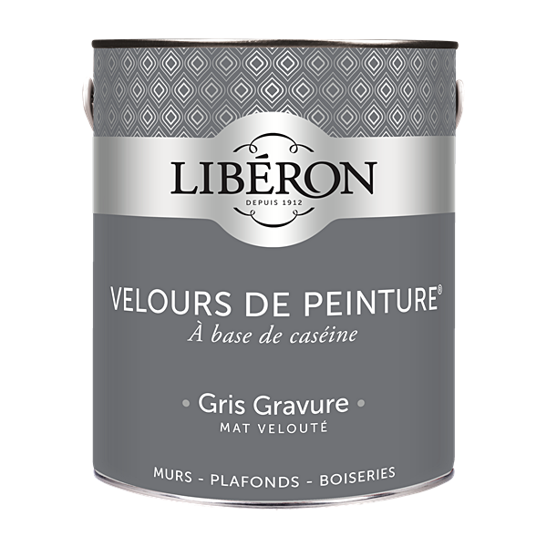 Peinture multisupport velours gris gravure 2,5L - LIBERON