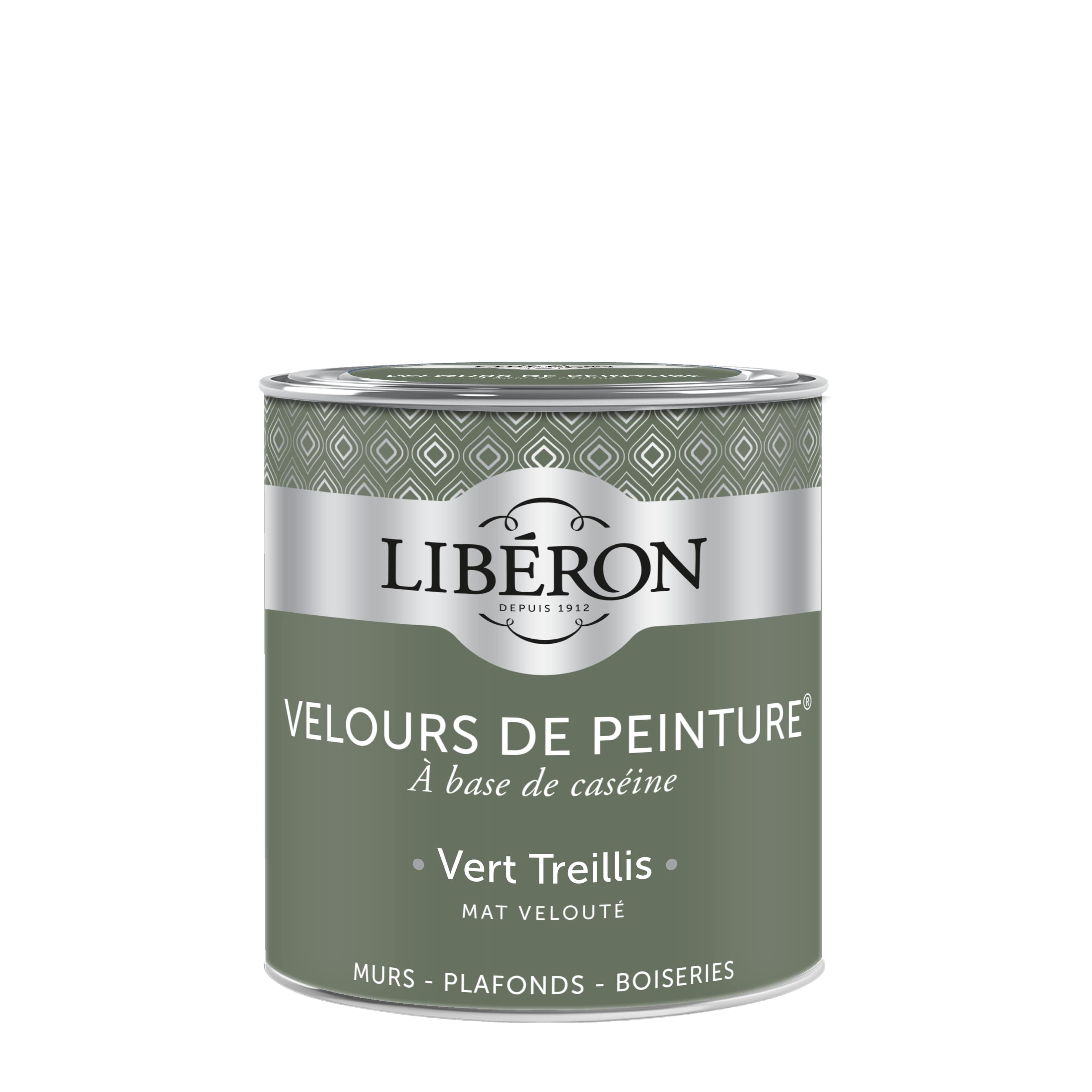 Peinture murale Velours vert treillis 0,5 L - LIBERON