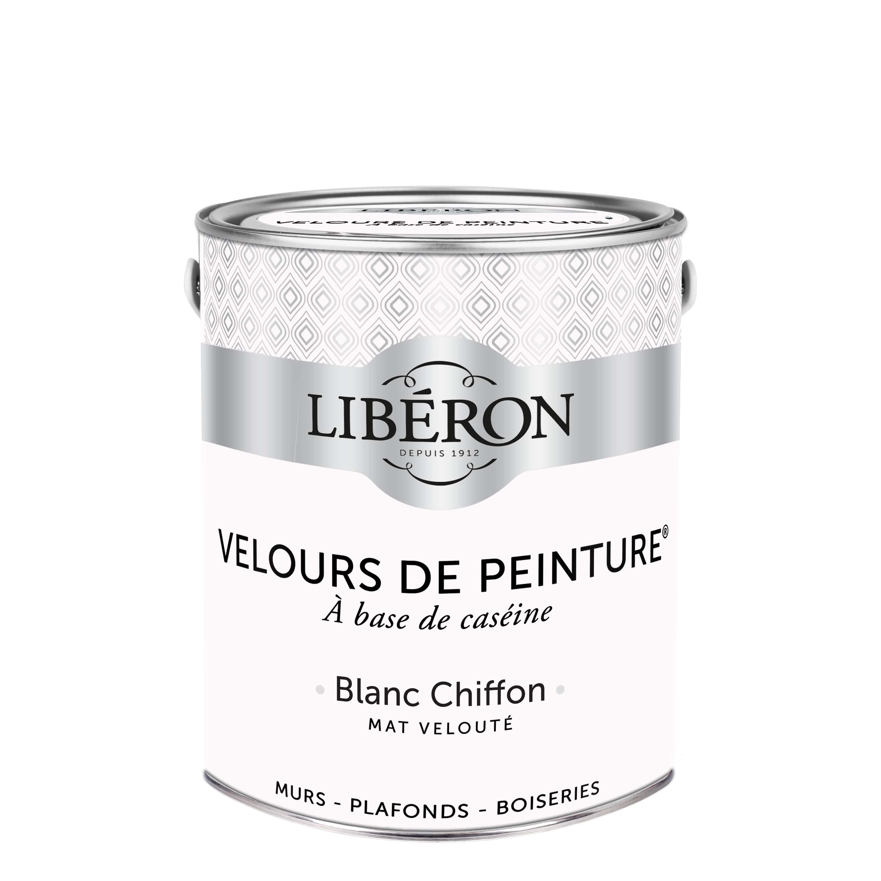 Peinture Murale Velours blanc Chiffon 2,5L - LIBERON