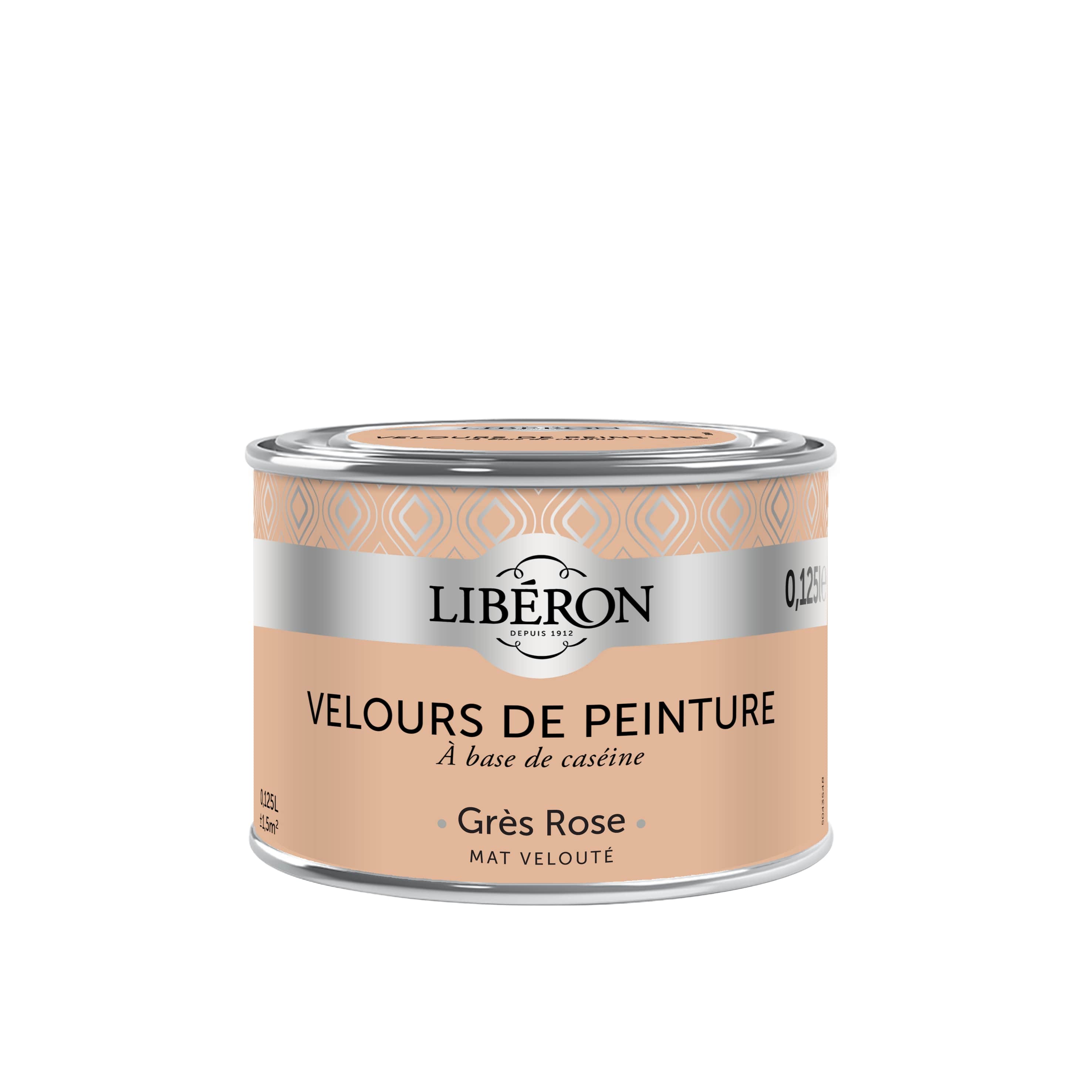 Peinture Murale Velours Grès Rose 125ml - LIBERON