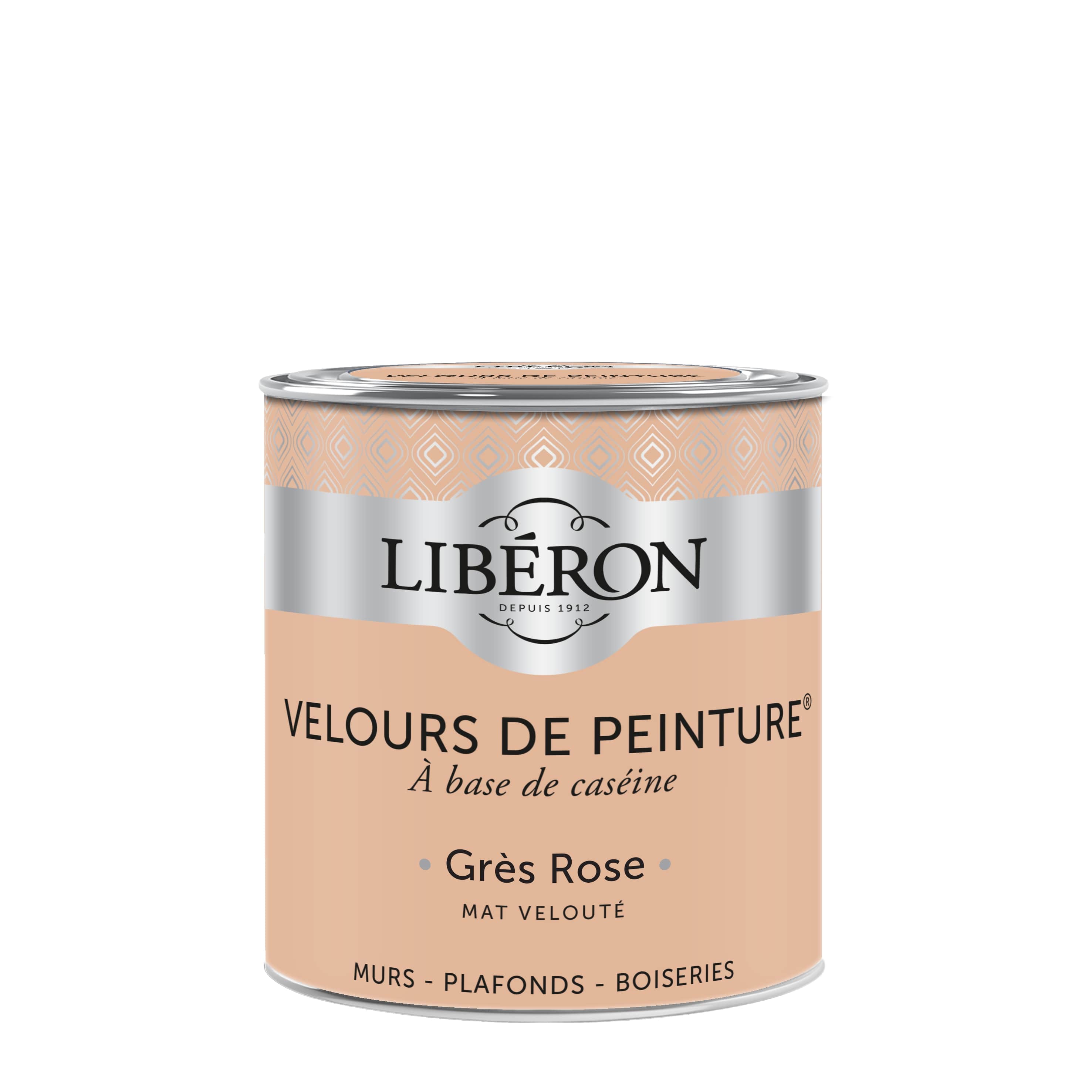 Peinture Murale Velours Grès Rose 0,5L - LIBERON