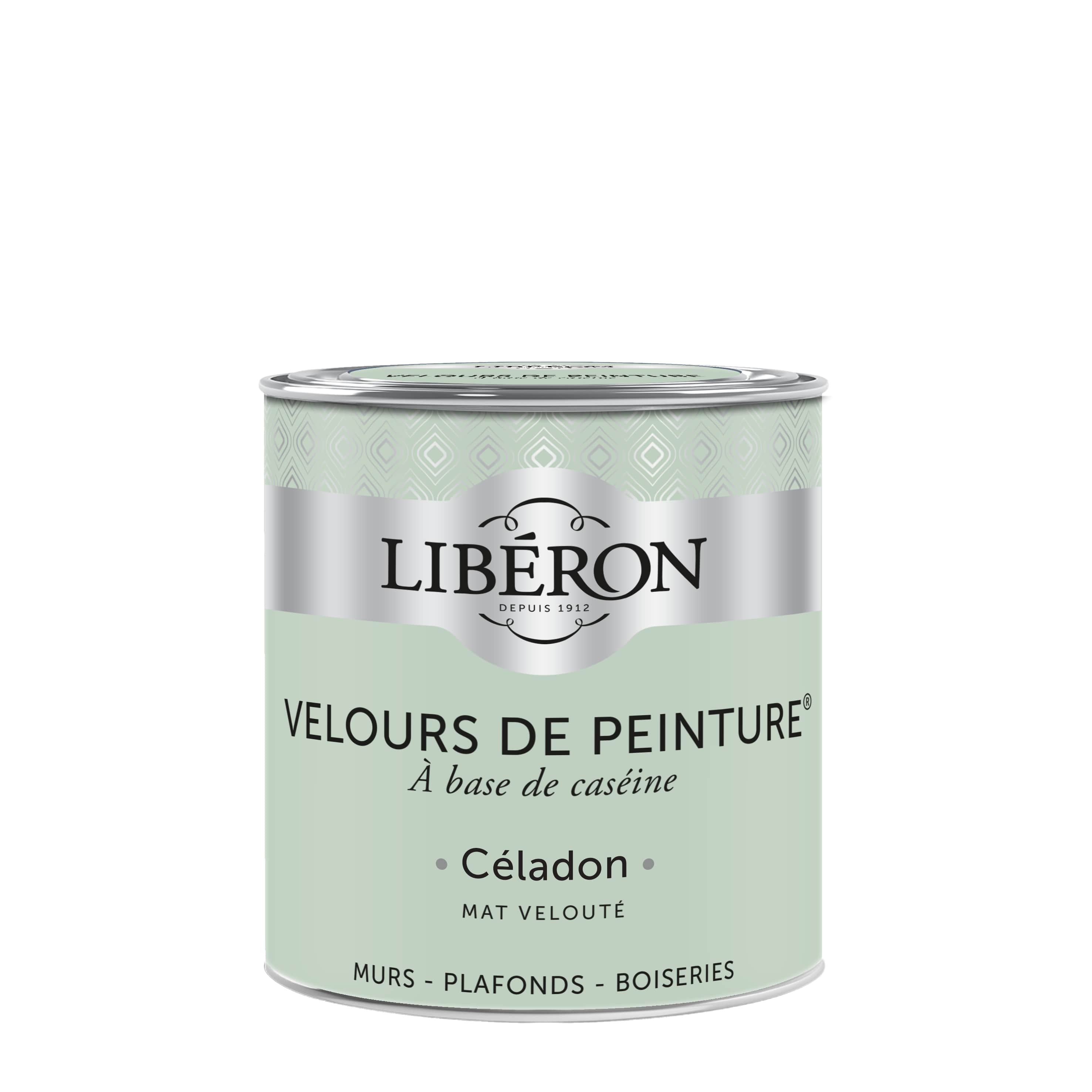 Peinture murale Velours céladon 0,5 L - LIBERON