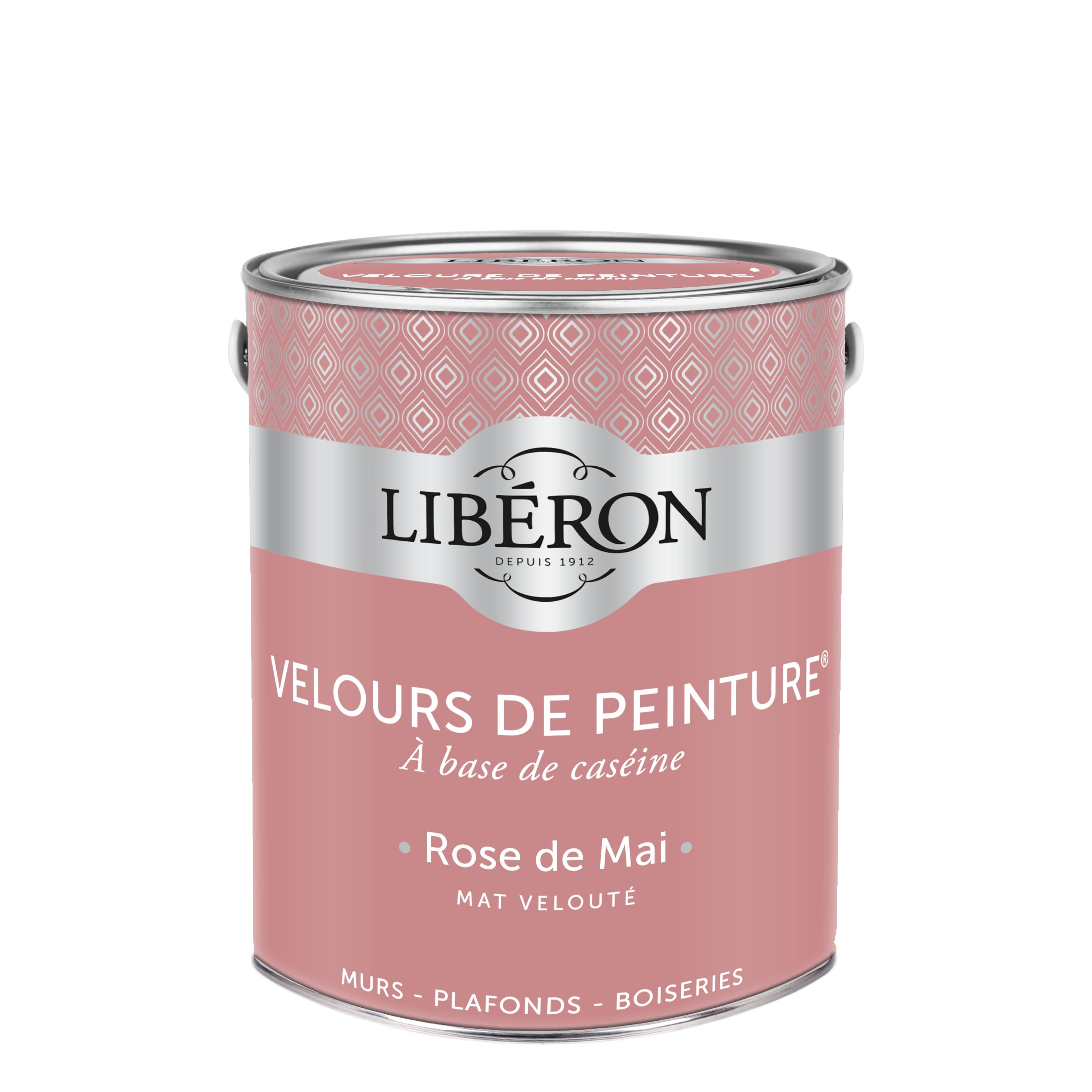 Peinture Murale Velours Rose de Mai 2,5L - LIBERON