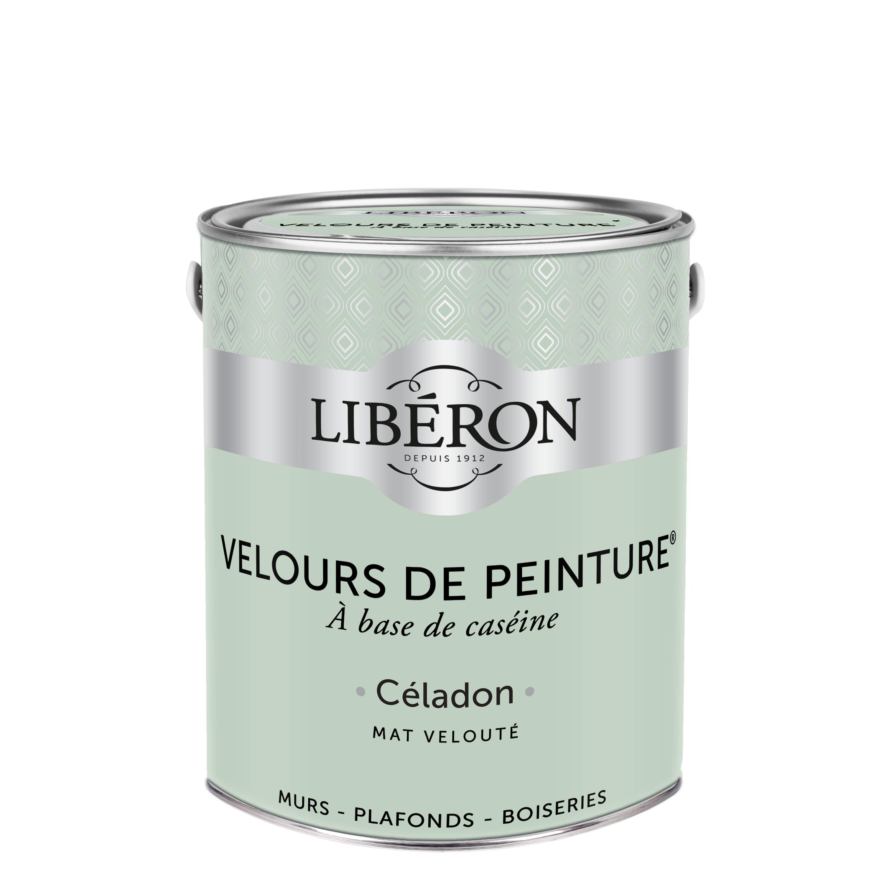 Peinture murale Velours céladon 2,5 l- LIBERON