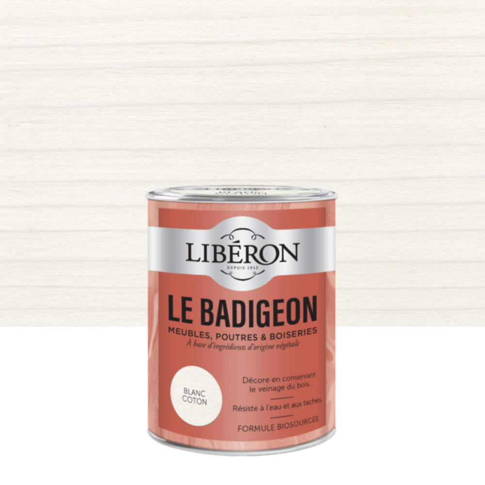 Le Badigeon Blanc Coton 250ml - LIBERON