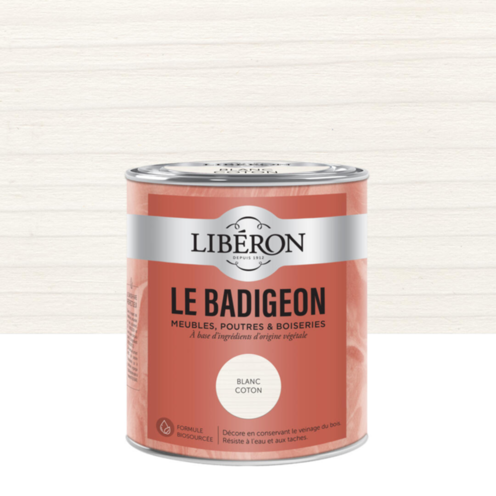 Le Badigeon Blanc Coton 0,75L - LIBERON