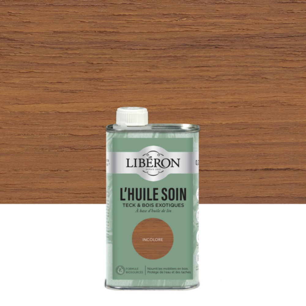 L'huile Soin pour Mobiliers bois Incolore 250ml - LIBERON