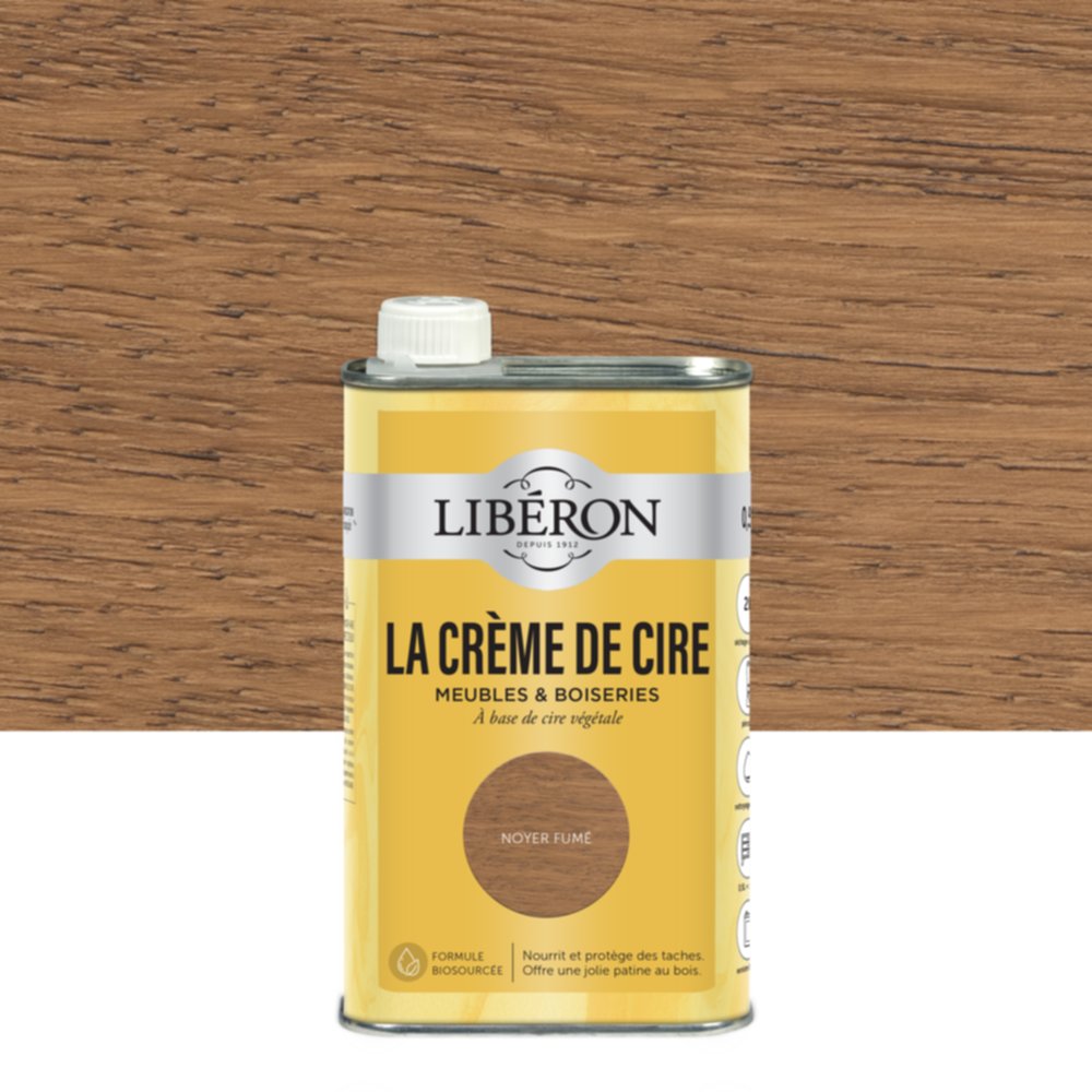 La Crème de Cire Liquide Noyer Fumé 0,5L - LIBERON