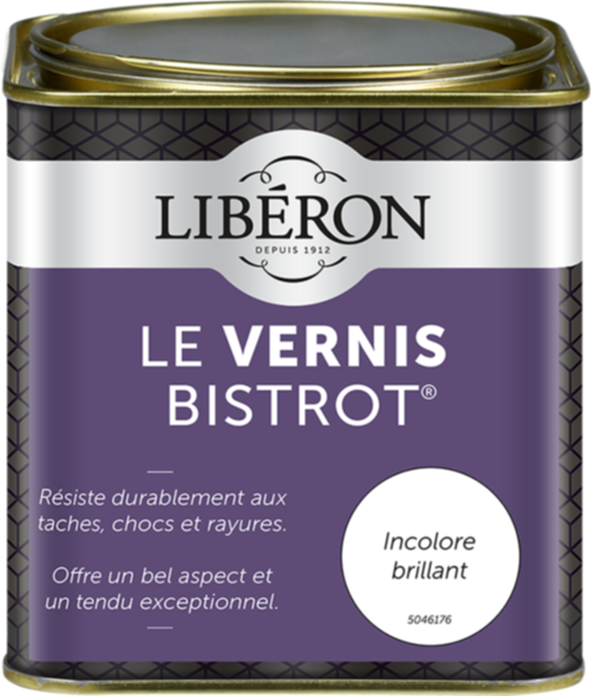 Vernis Bistrot brillant incolore 0,5 L - LIBERON