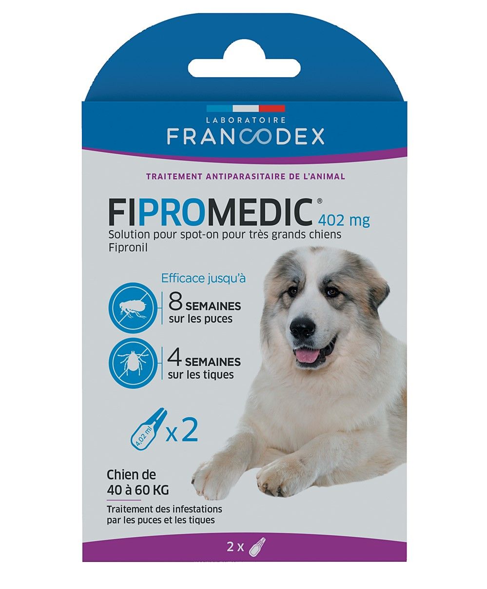 Pipette Fipromédic très grand chien x2