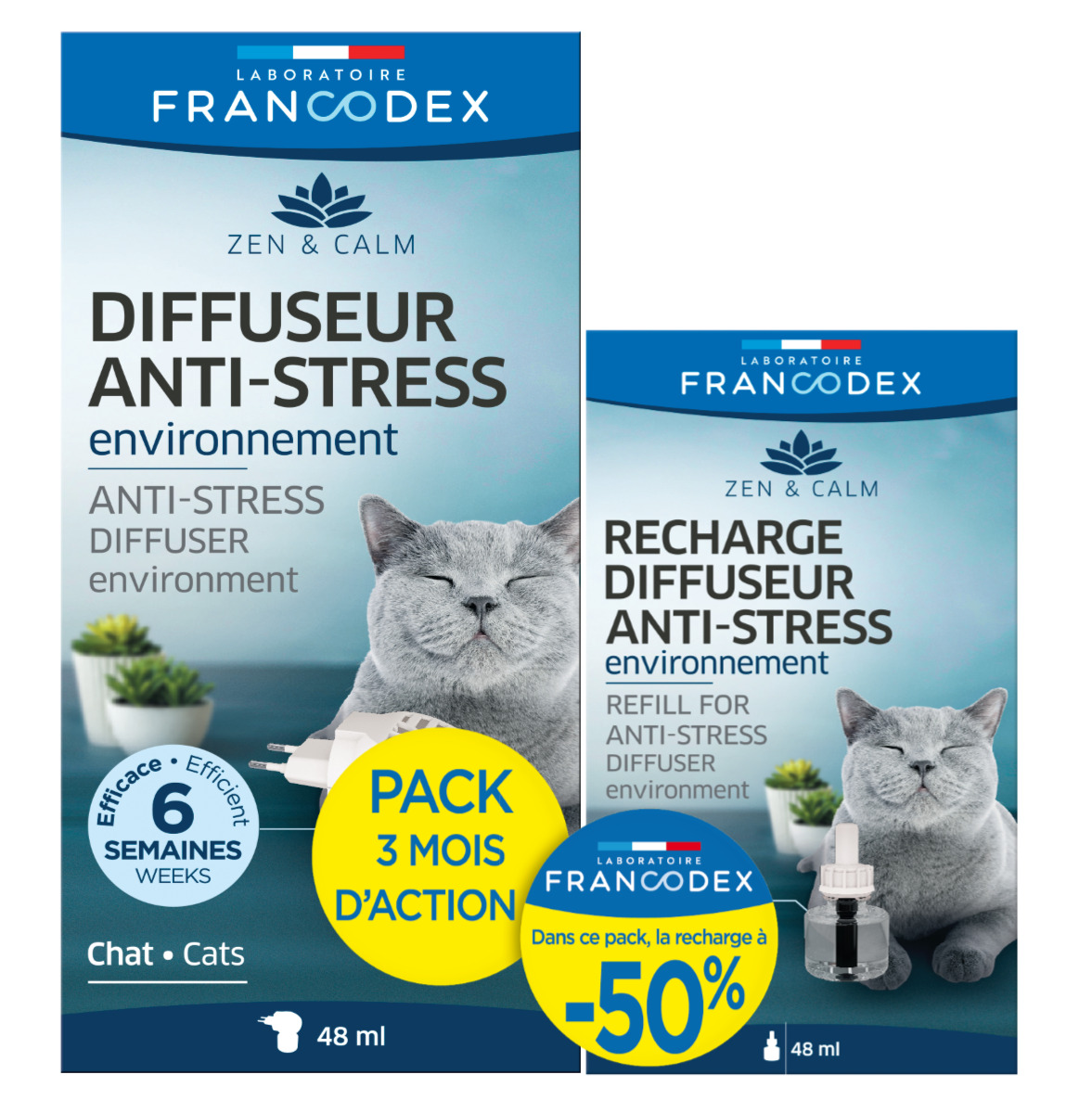 Diffuseur antistress chat + recharge