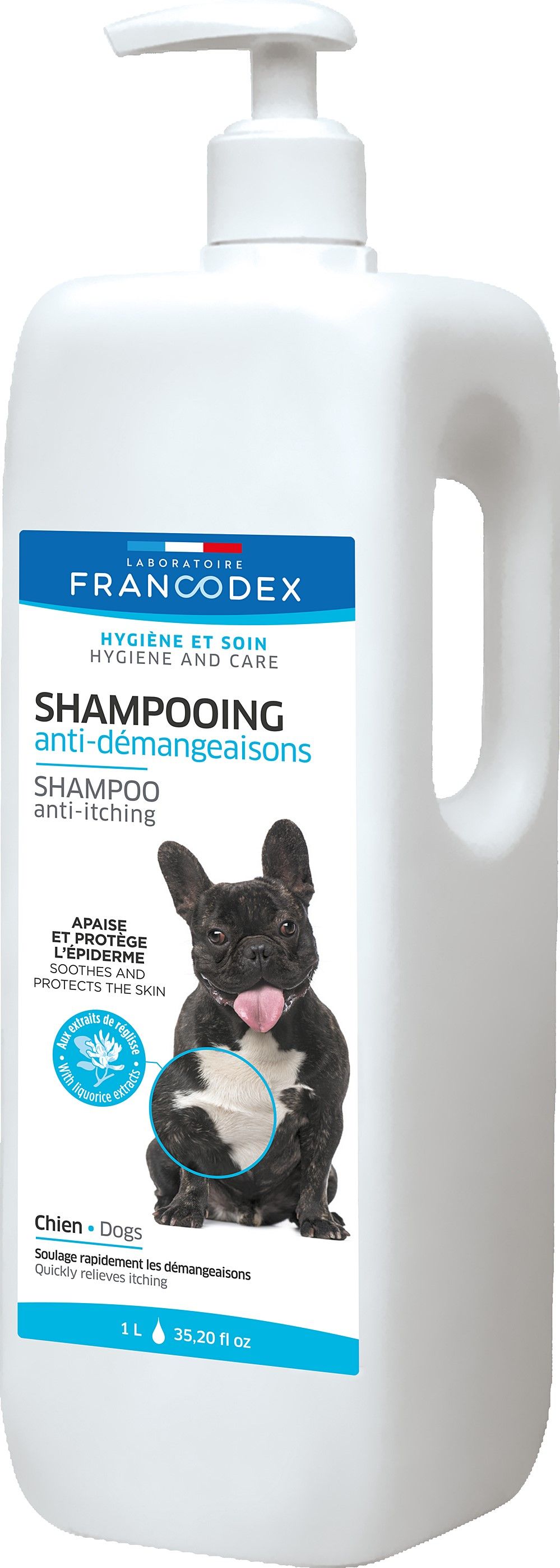 Shampooing chien anti-démangeaison 1L