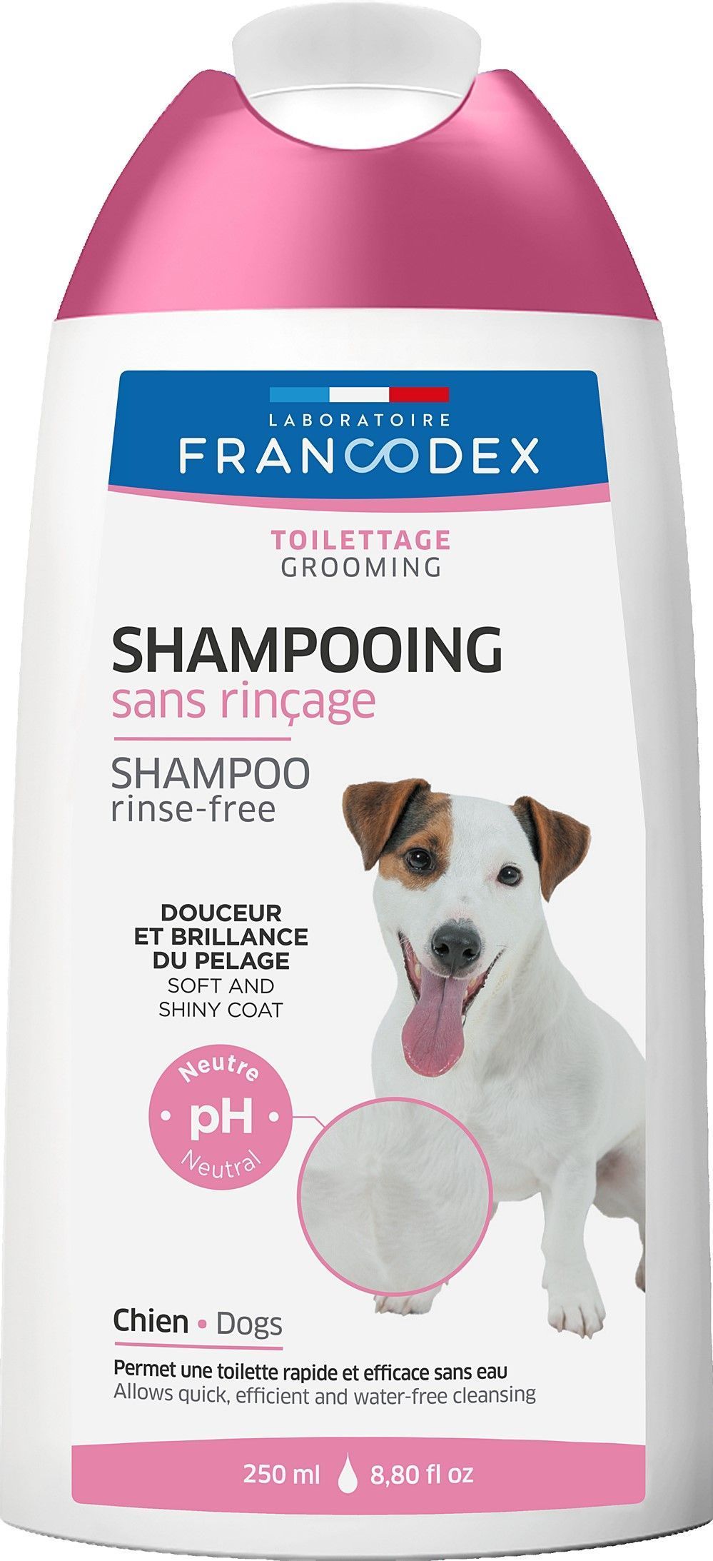 Lotion sans rinçage chien 250 ml