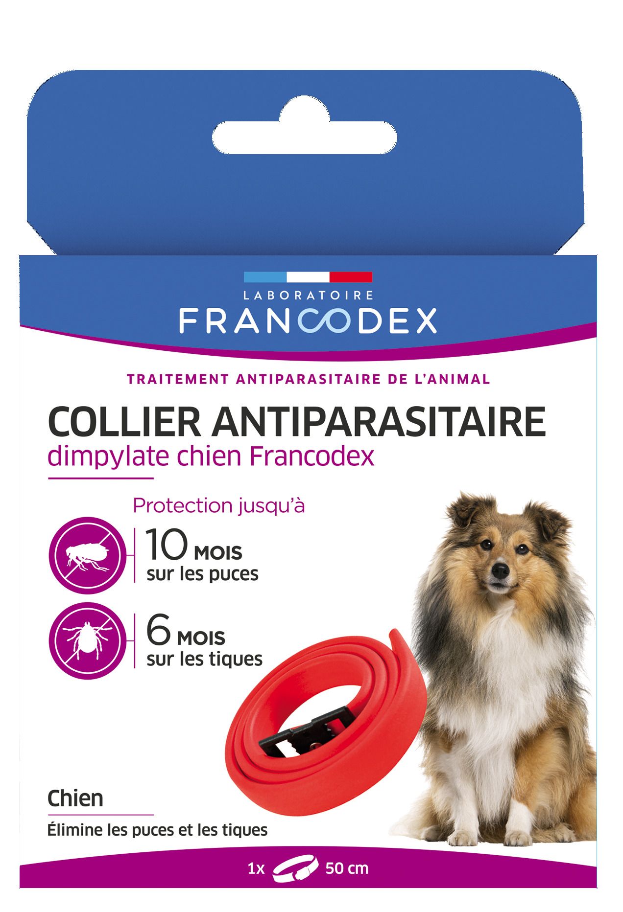 Collier insecticide chien 8 mois puce 6 mois tique