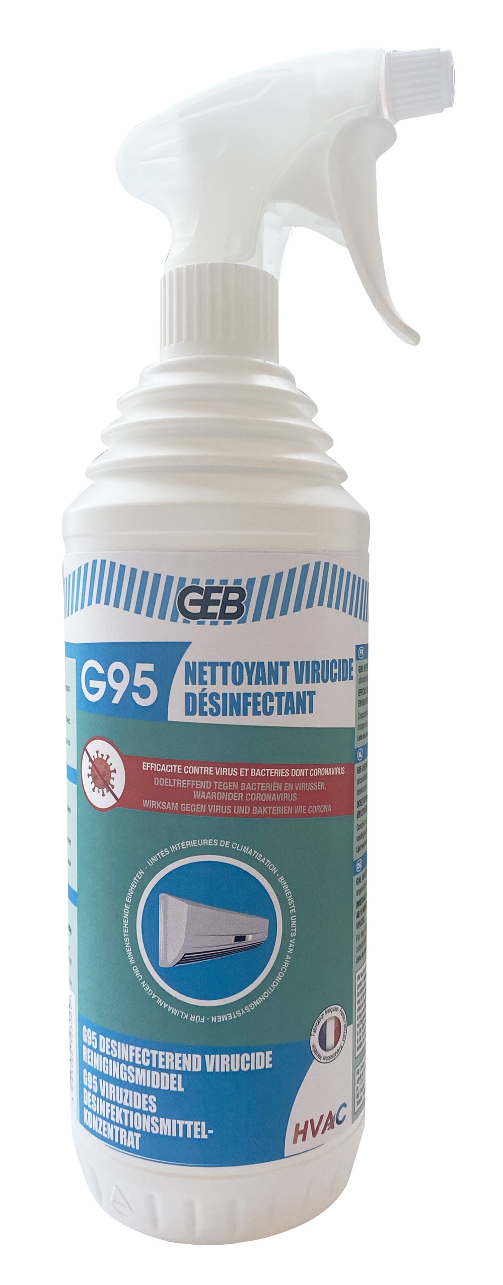 Désinfectant nettoyant virucide - GEB