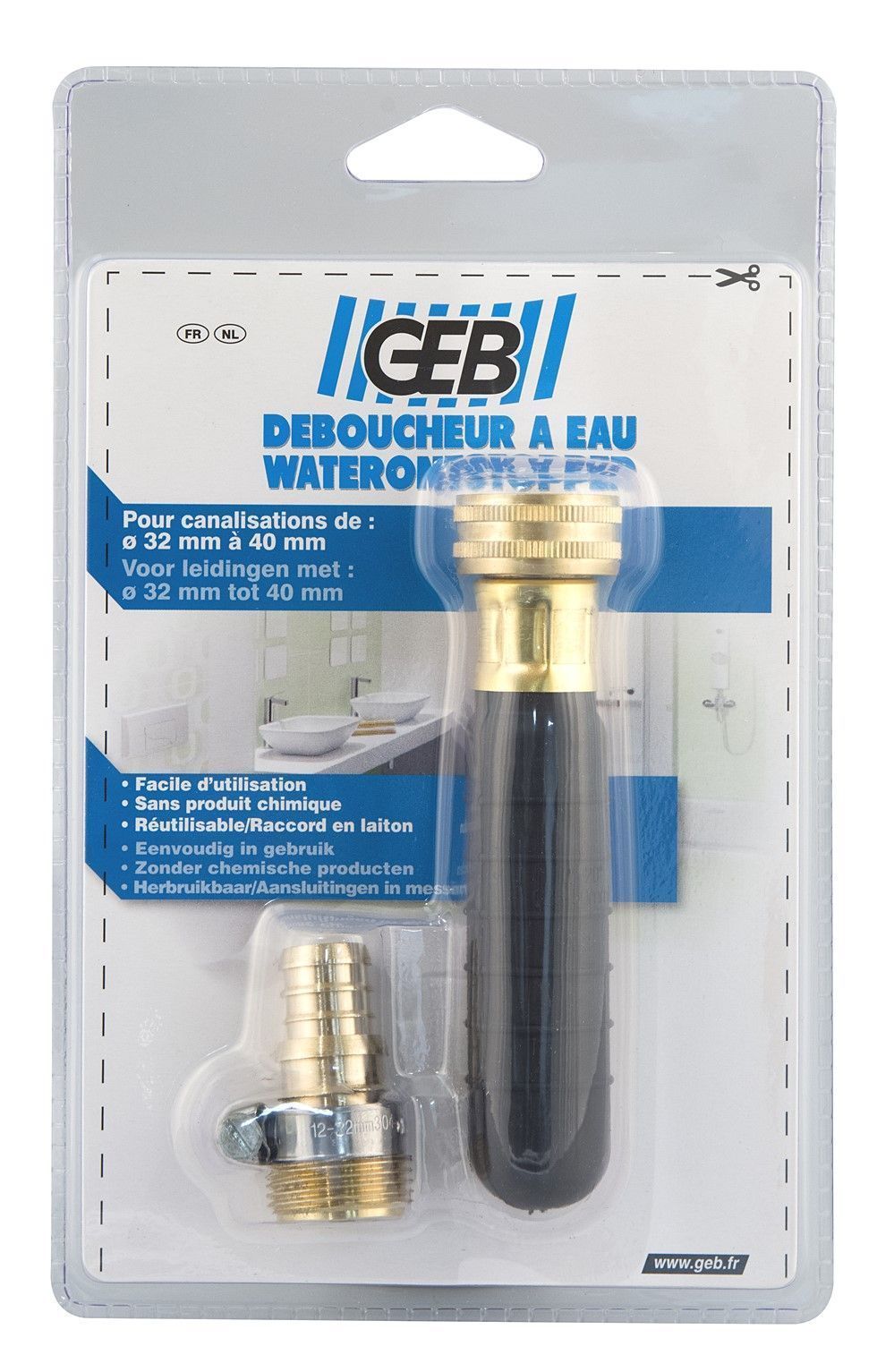 DEBOUCHEUR A EAU D32-40 MM