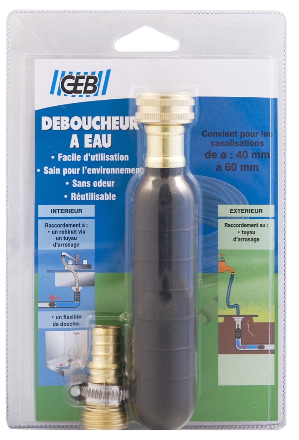 DEBOUCHEUR A EAU D40-60MM