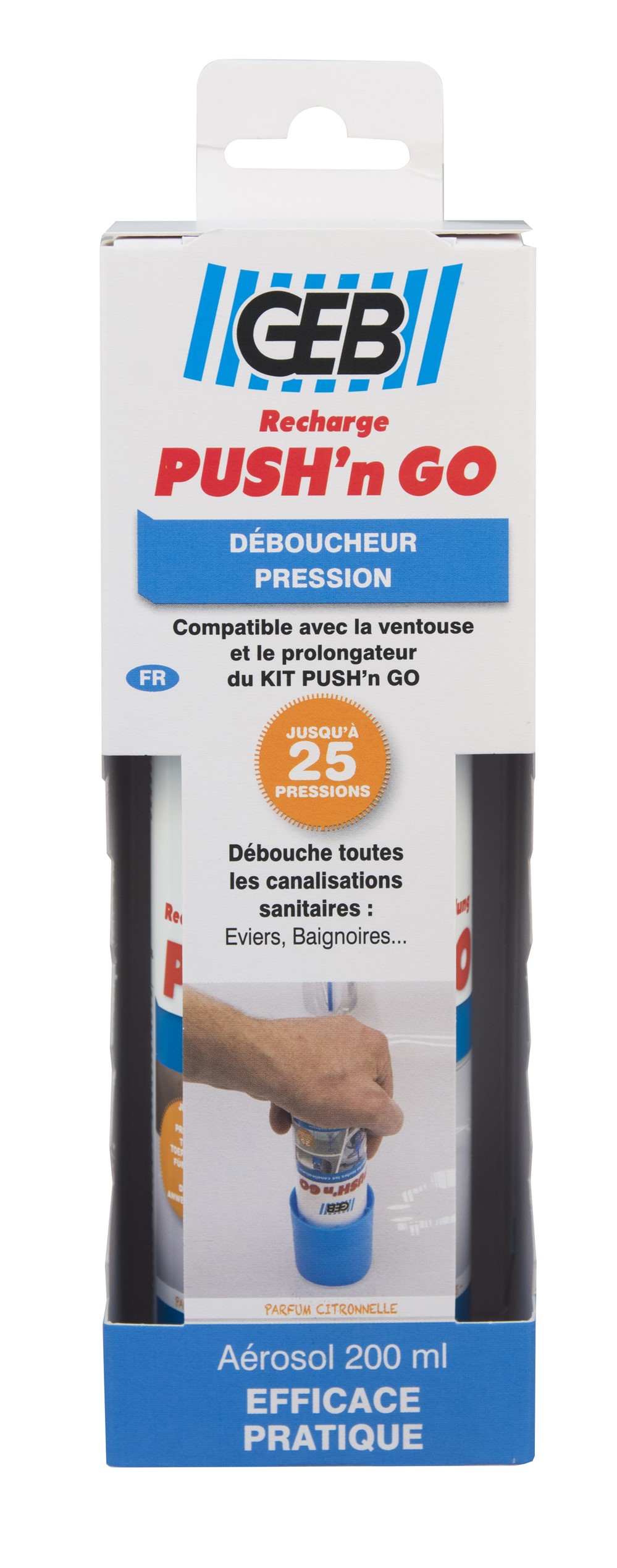 Recharge déboucheur pression 200ml