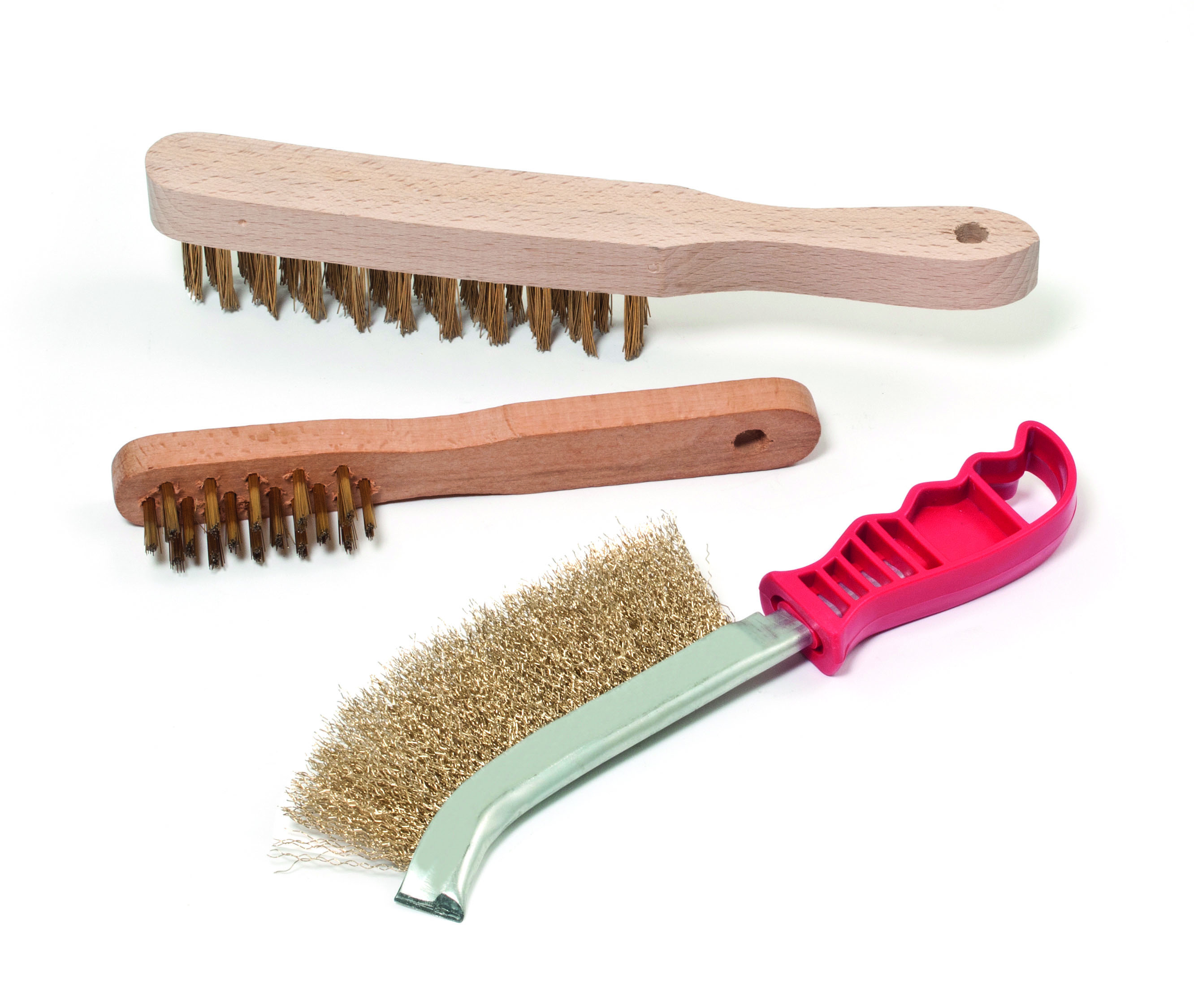 Lot de 3 brosses métalliques