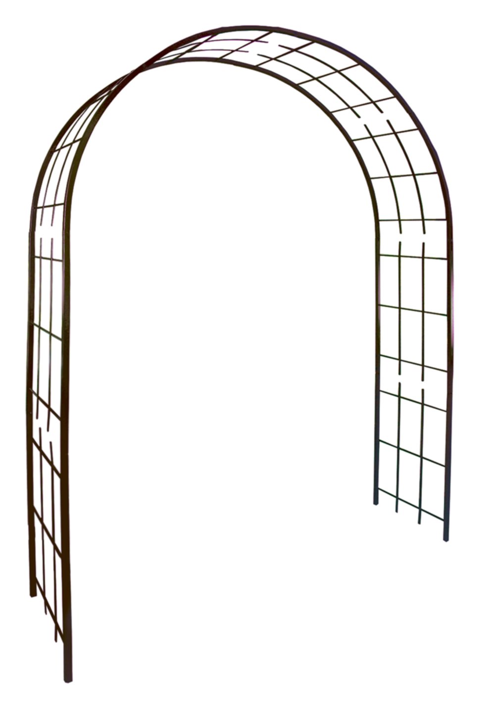 Arche de jardin pergola treillage fer vieilli 180x50x250cm - LOUIS MOULIN
