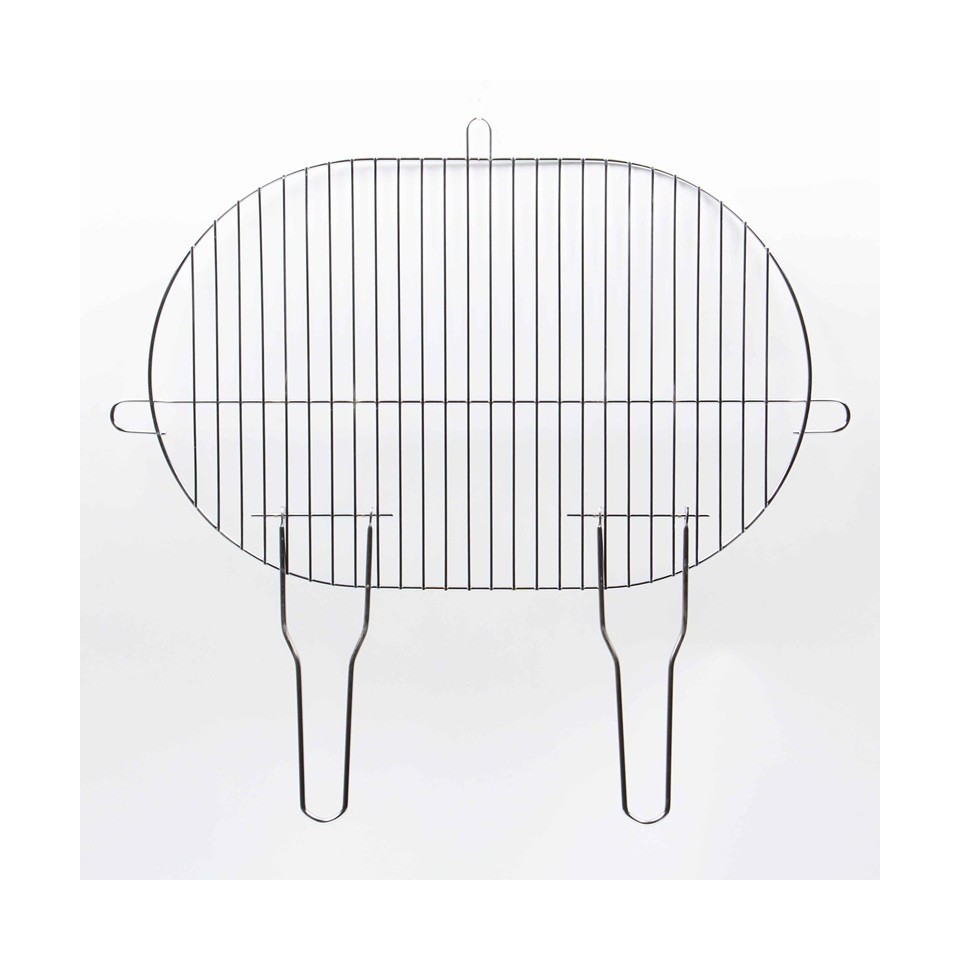 Grille barbecue Ovale pour modèle Hekla Acier Chromé 50,5x33cm - SOMAGIC