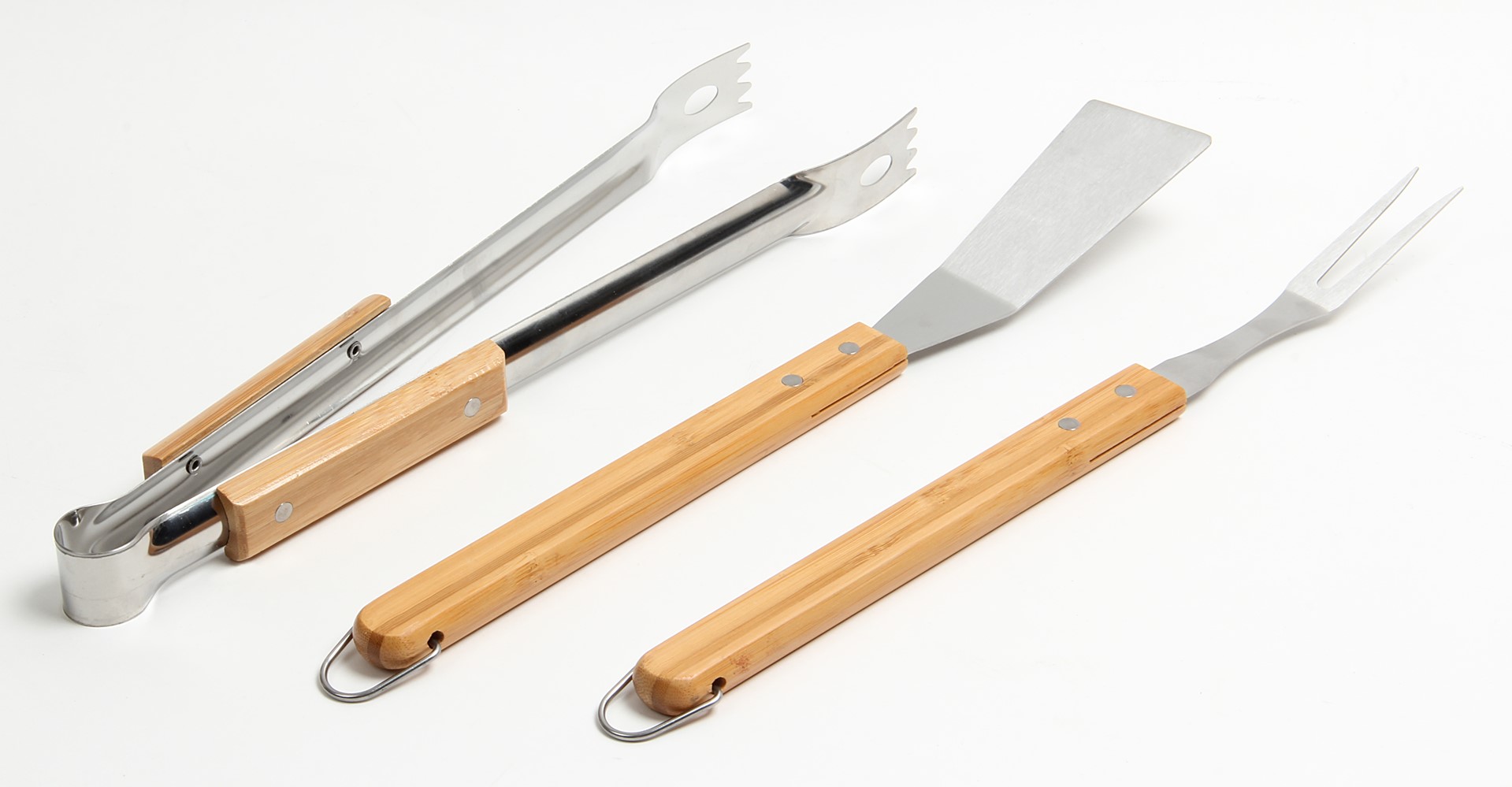 Pince spatule et fourchette 36 cm en acier inoxydable - SOMAGIC