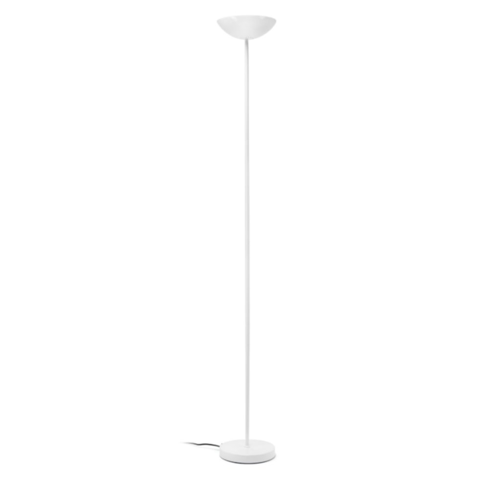 Lampadaire eliot droit blanc d24 h178